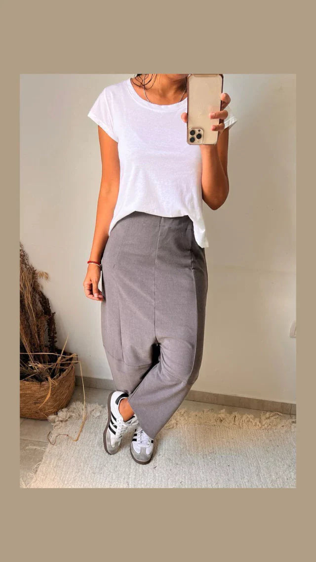 Pantalon Berta Gris