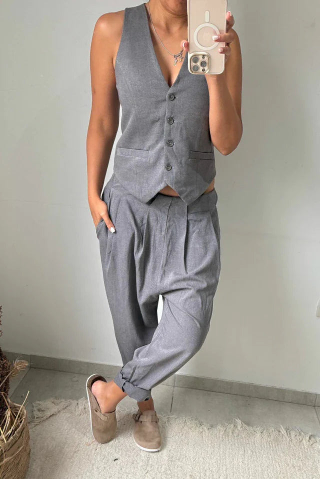 Chaleco Pompano - Gris