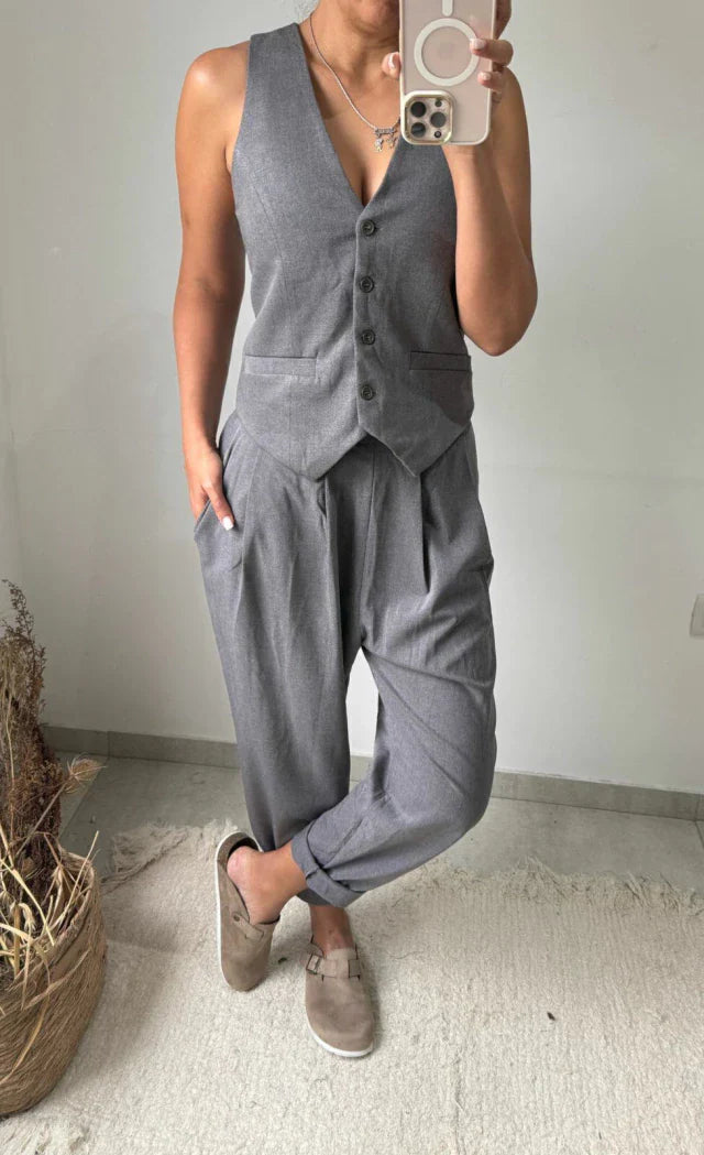 Chaleco Pompano - Gris