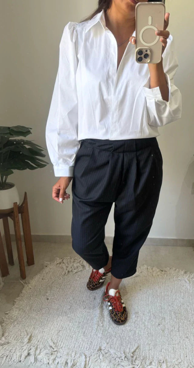 Pantalon Pompano - Azul Dark Rayado