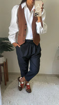 Pantalon Pompano - Azul Dark Rayado