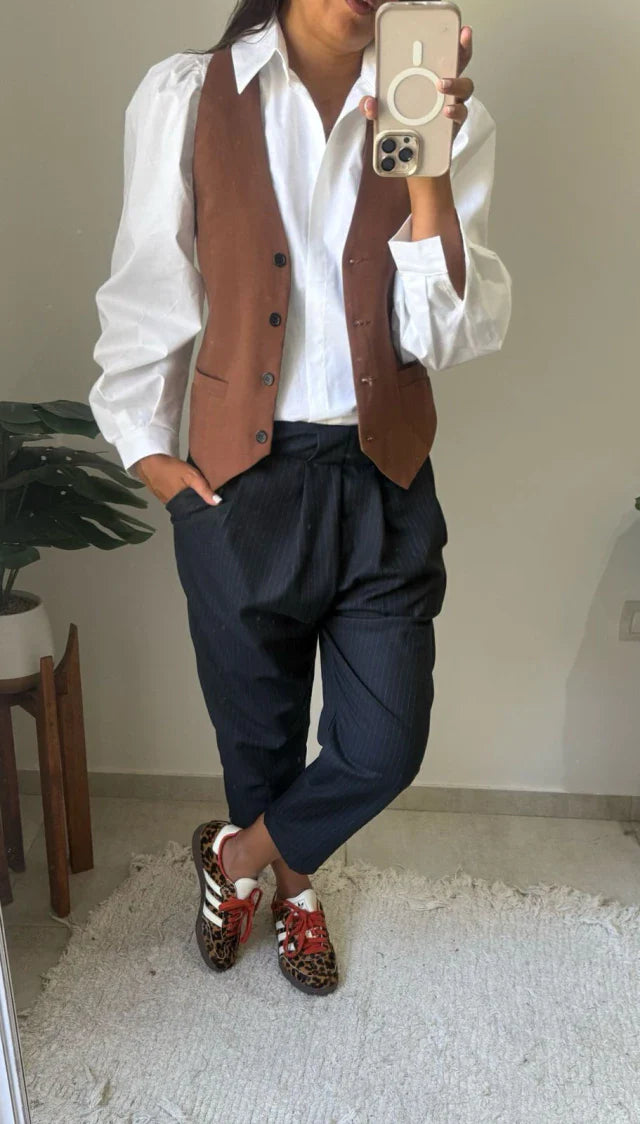 Pantalon Pompano - Azul Dark Rayado