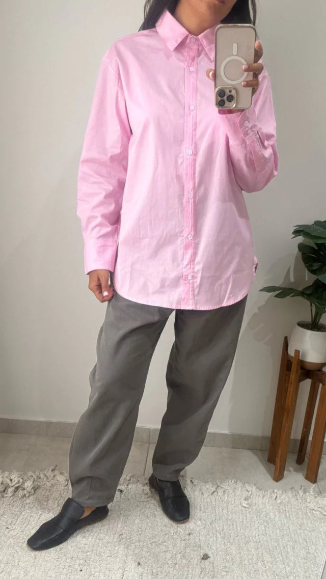 Camisa Carmen - Rosa