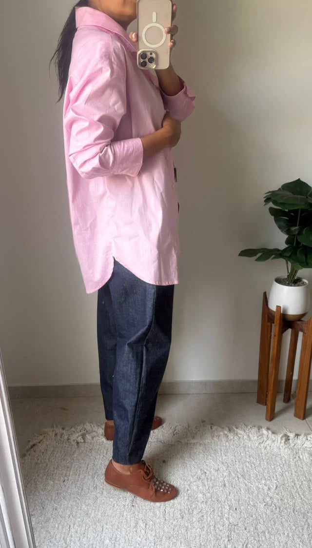 Camisa Carmen - Rosa
