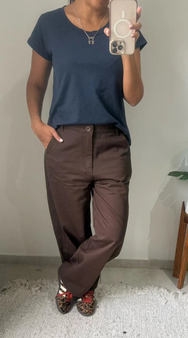 Pantalon Lotus - Chocolate