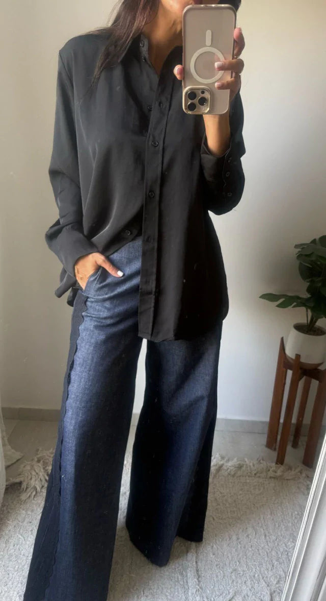 Camisa Roble - Negro