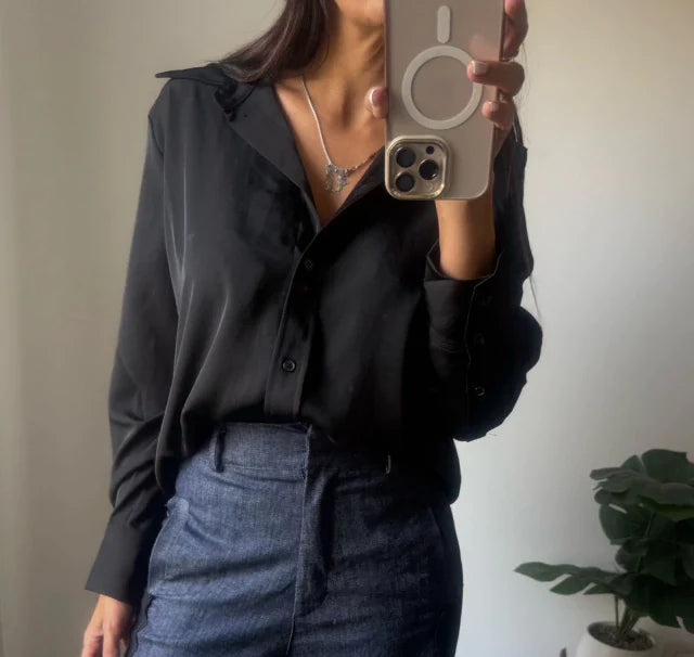 Camisa Roble - Negro