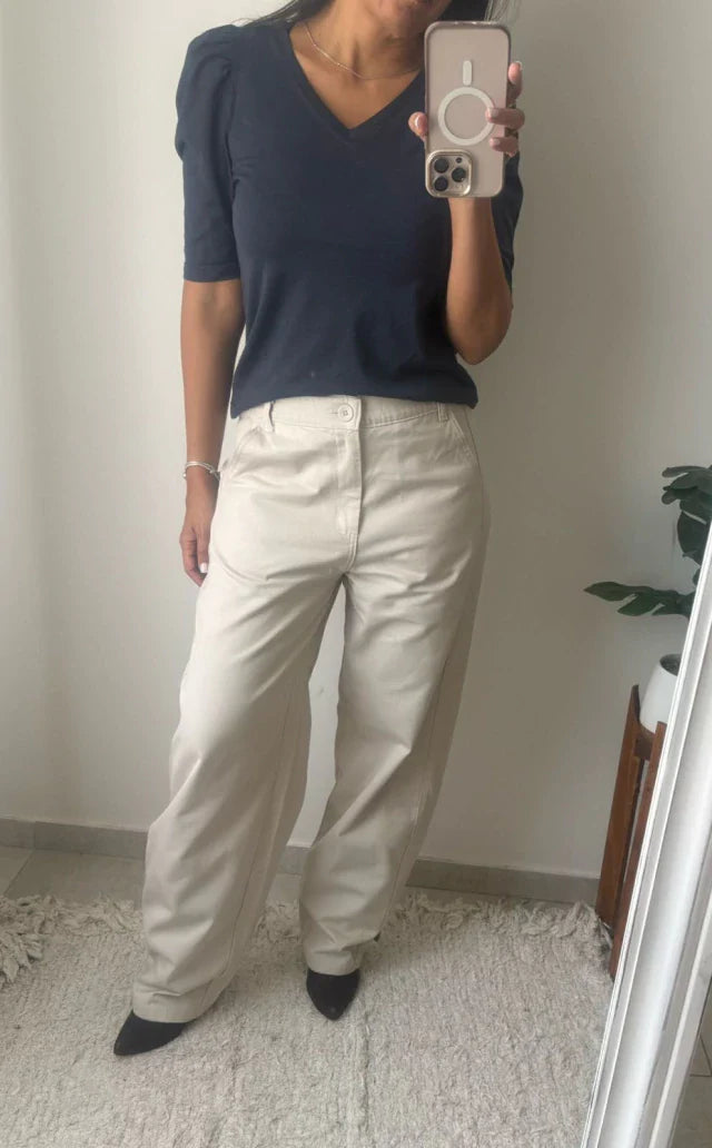 Pantalón Lotus - Cemento