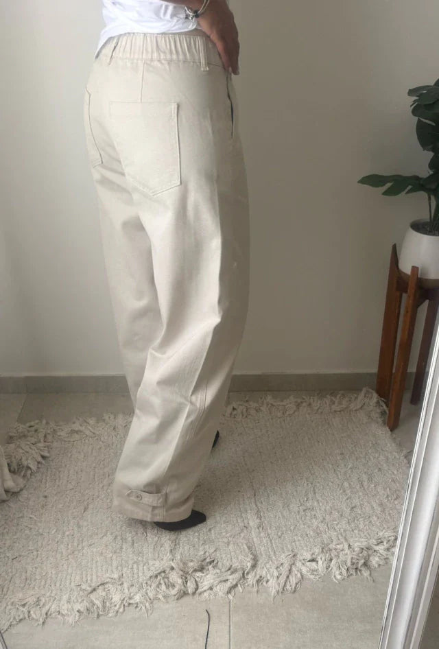 Pantalón Lotus - Cemento