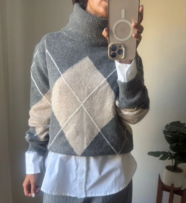 Sweater Poleron Praga - Gris
