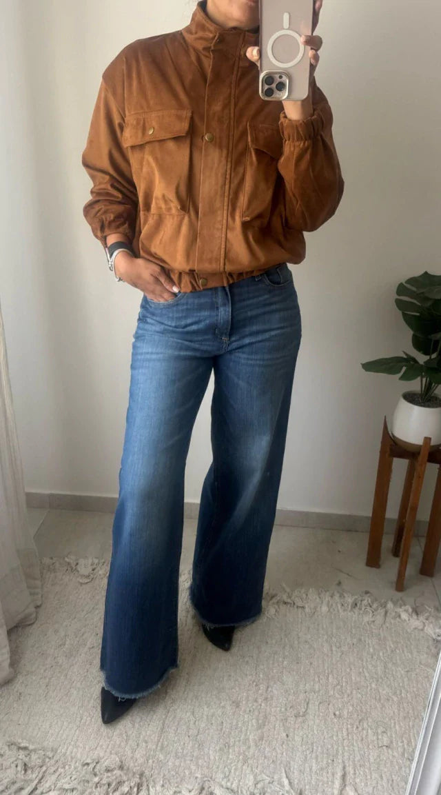 Campera Bomber Milos - Camel