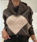 Sweater poleron Praga - Chocolate