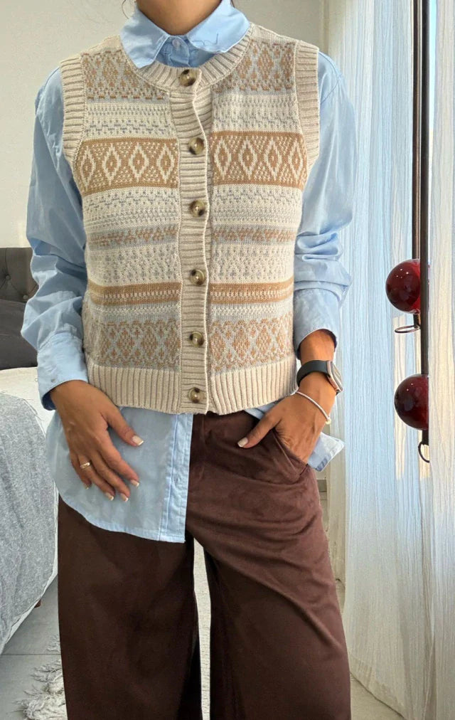 Chaleco Roma - Beige