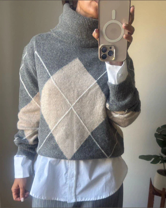 Sweater Poleron Praga - Gris