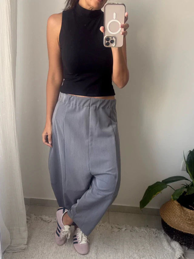 Pantalon Berta Gris