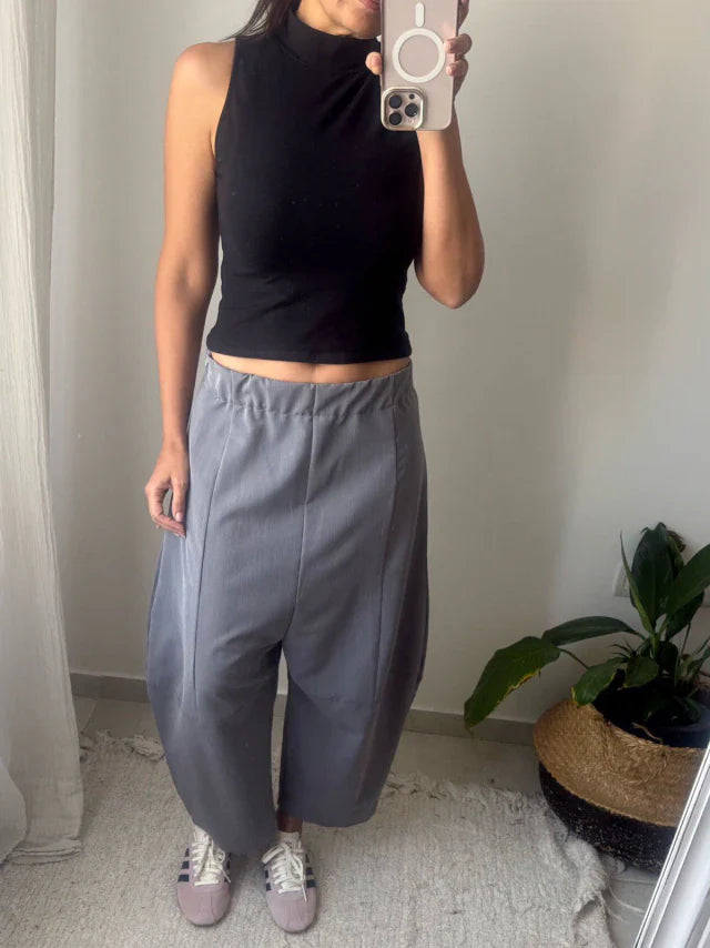 Pantalon Berta Gris