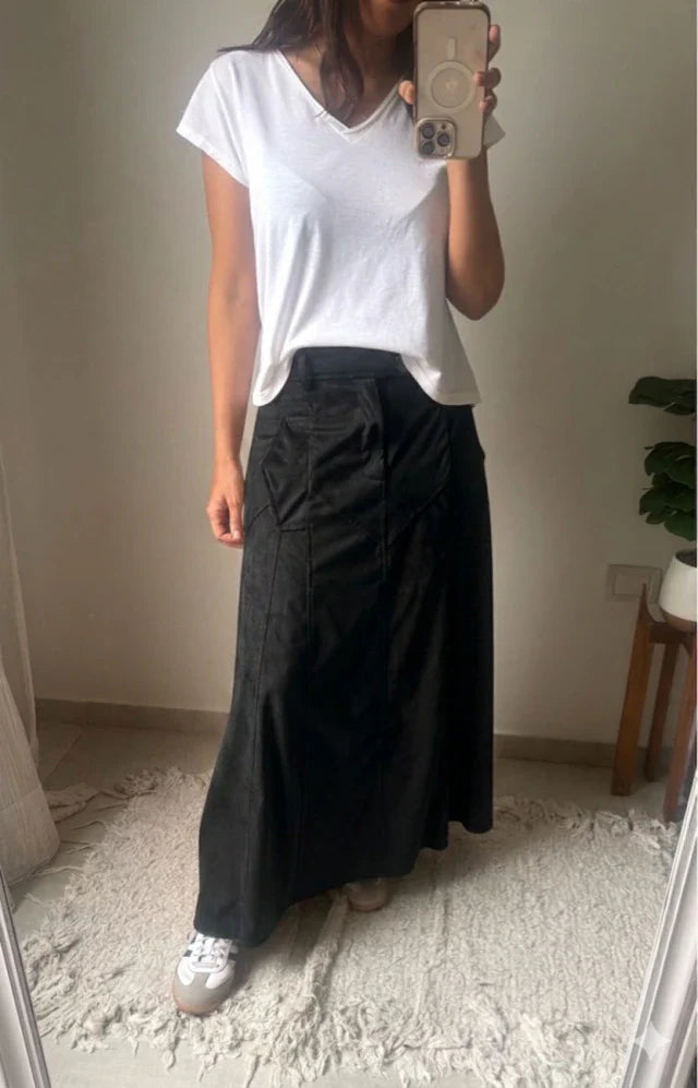 Falda Milos - Negro PRE ORDER A PARTIR DEL 22/6